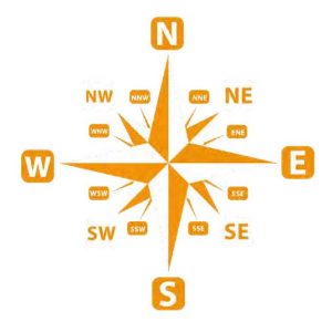16 Point Compass 2.5 Metre