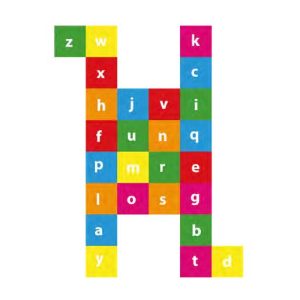 Alphabet Jump Solid 2.4m x 1.8m