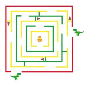 Jurassic Maze 5 Metre