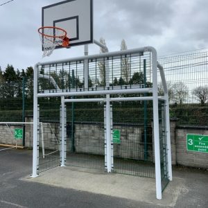 Muga Basketball Football goal combination