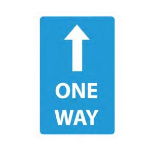 One Way 60cm x 40cm
