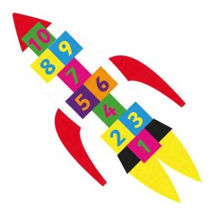 Rocket Hopscotch 3 Metre x 1.4 Metre