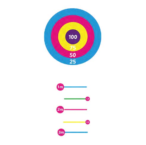 Solid Target with Throw Lines 5.5 Metres x 2.5 Metres