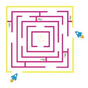 Space Maze 5 Metre