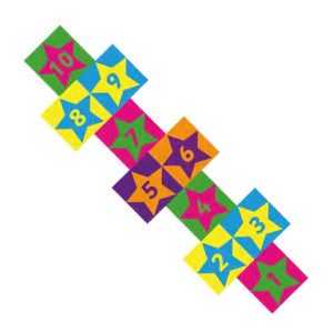 Star Twin Hopscotch 2.1 Metre x 0.6 Metre