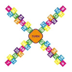 Times Table Hopscotch 5.2 Metres