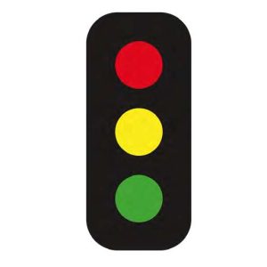 Traffic Lights 60cm x 25cm