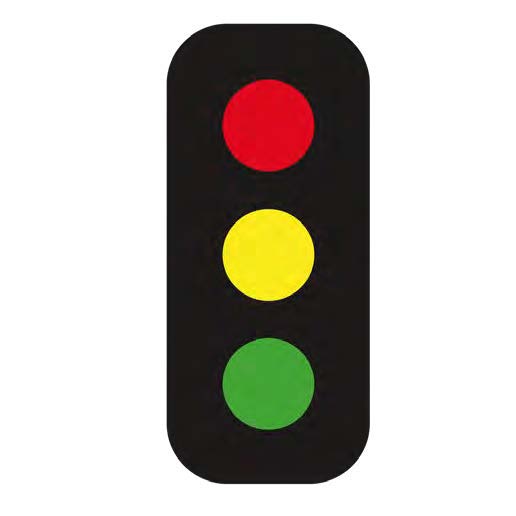 Traffic Lights 60cm x 25cm