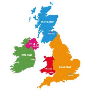 Large UK Map 3Metre x 2.5Metre